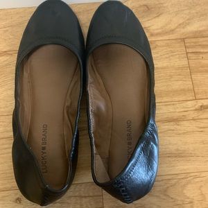 Black Lucky Brand Ballet Flats